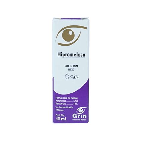 Hipromelosa Solución Oftálmica 10 Ml Farmacias Gi Mejoramos Tu