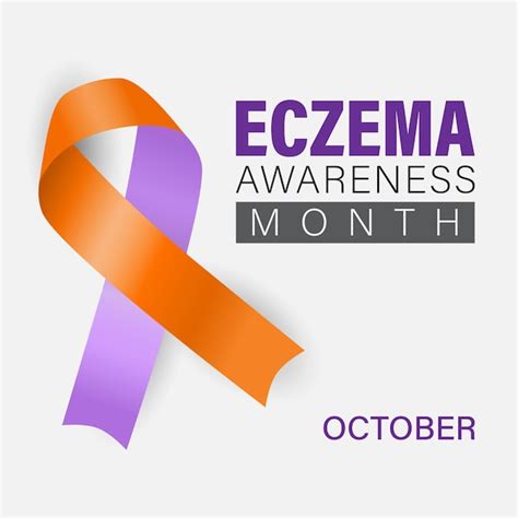 Premium Vector Eczema Awareness Month Banner Observed In October