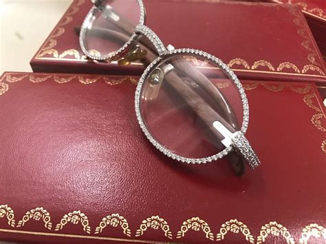 Cartier Diamond Cartier Glasses 8ct Grailed