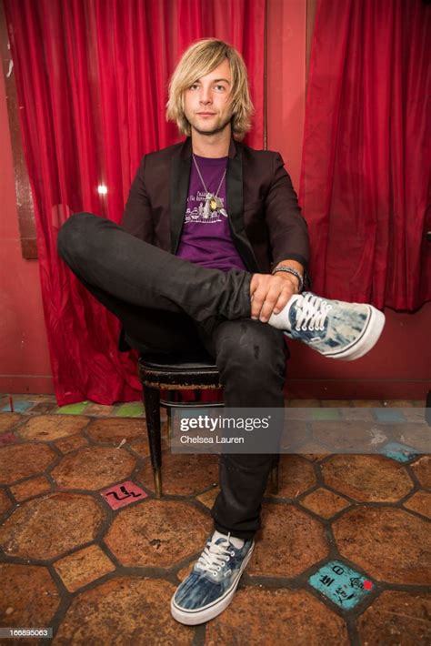 Singer Songwriter Keith Harkin Poses Backstage At Genghis Cohen