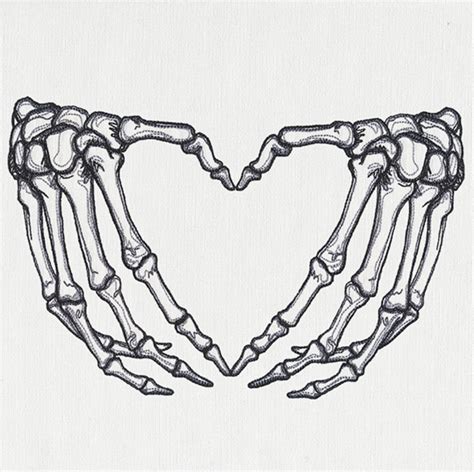 Skeleton Heart Skeleton Hand Tattoo Doodle Tattoo Cute Tattoos