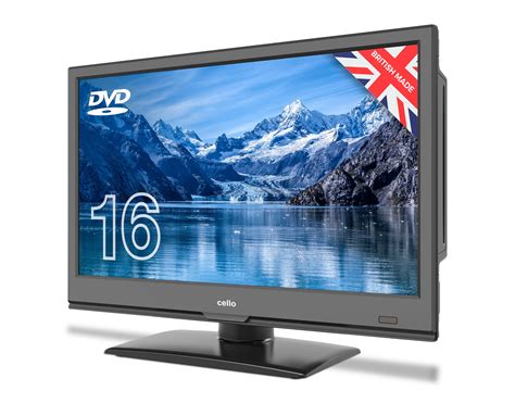 16” Full Hd Led Digital Tv With Built In Dvd Player Cello Electronics
