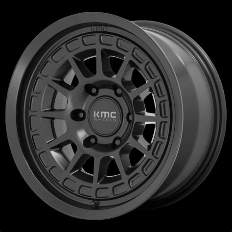 17x85 Kmc Km719 Canyon Satin Black 6x1397 Et0 Wheelrim Performance