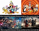 Old vs New - Disney vs Warner Bros by Ezmanify on DeviantArt