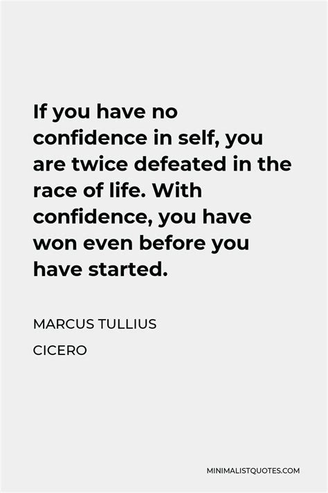 marcus garvey quote if you have no confidence in self you are twice defeated in the race of life