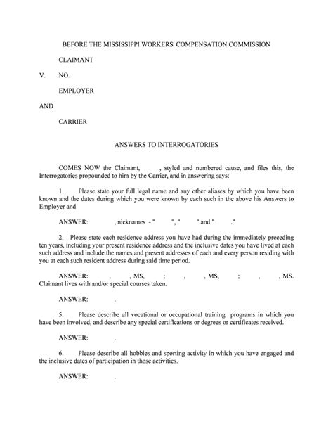 Sample Interrogatories To Defendant Debt Collection Form Fill Out And Sign Printable Pdf