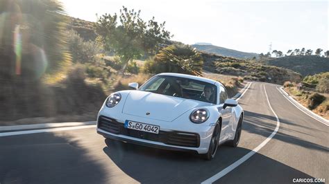 2020 Porsche 911 4s Color Carrara White Metallic Front Caricos