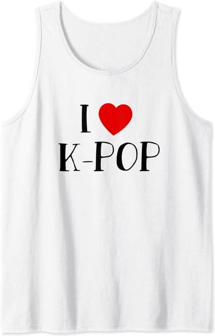 K Pop Shirts I Love Kpop Novelty Korean Music T Shirt