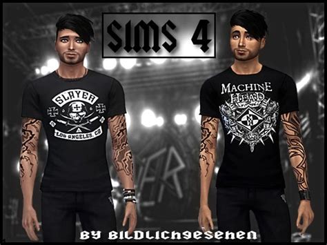 Akisima Sims Blog T Shirts Heavy Metal • Sims 4 Downloads Metal T