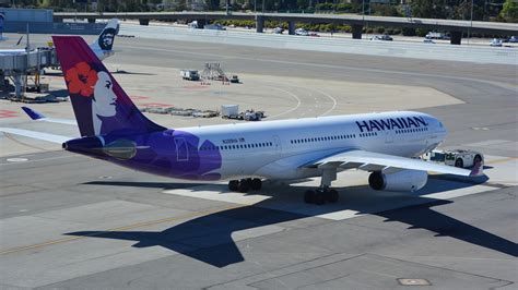 Hawaiian Airlines Plane Taking Off