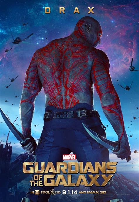 When guardians of the galaxy opened in august 2014, no one knew what a gamora (zoe saldana) or a rocket raccoon (bradley cooper) was. 'Guardians of the Galaxy' Exclusive Character Poster: Drax ...