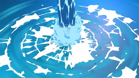 Artstation Anime Water Spalsh