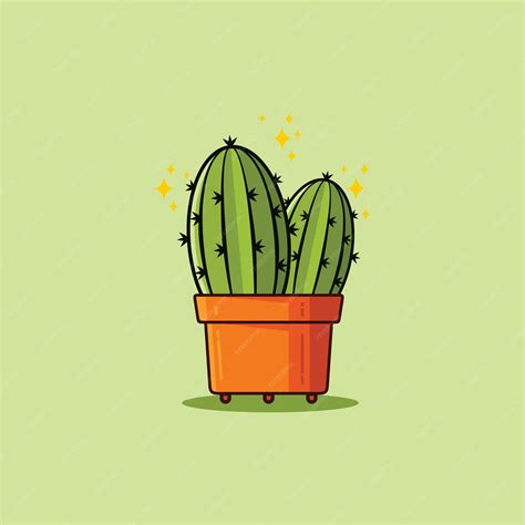 Premium Vector Cactus Logo Illustration