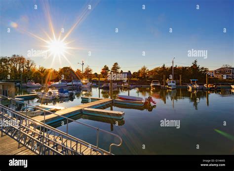 Millway Marina Barnstable Cape Cod Massachusetts In The Fall Autumn