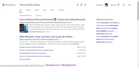 How To Remove The Rewards Logo In Bing Microsoft Community