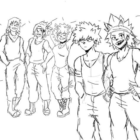 Bakusquad Sketch By Sparkyscreations On Deviantart