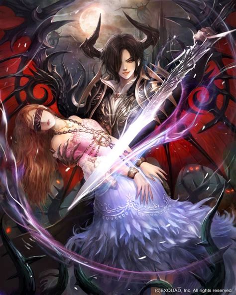 Original Fantasy Character Beauty Couple Sword Girl