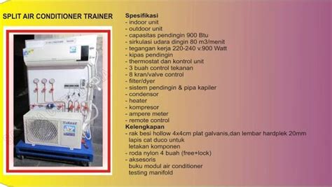 Automation Jaya Jual Trainer Split Air Conditioner Conditioner