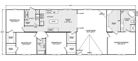 Https://wstravely.com/home Design/2003 4 Br 2 Bath Double Wide Homes Floor Plans