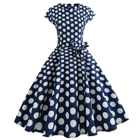 Wipalo Vintage Dress Sleeveless Summer Dress Elegant 50s 60s Retro