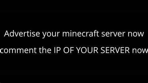 Advertise Your Minecraft Server Now Youtube