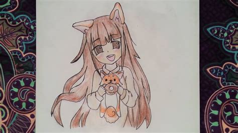 Check spelling or type a new query. How to draw anime girl with a fox ears and a fox (Animal ...