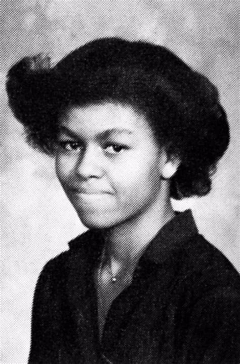 Rare Yearbook Photos Of Michelle Obama From Young Magnet High School