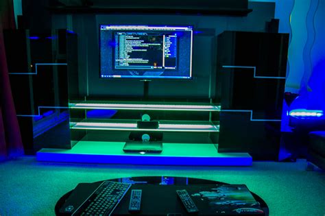 A subreddit for reddit users' battlestation pictures. stunning-gaming-setup-ideas-with-green-and-blue-lighting ...