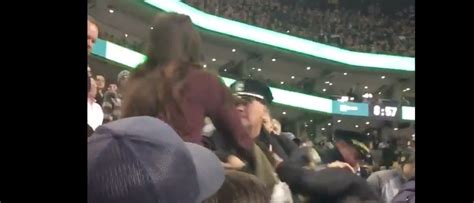Woman Takes Punch Square To The Face During Boston Bruins Game The