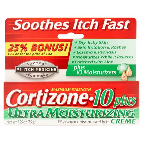 Cortizone 10 Plus Ultra Moisturizing Maximum Strength Anti Itch Cream