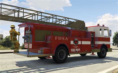 Sf Firetruck Ladder Works In Fivem Gta 5 Mods