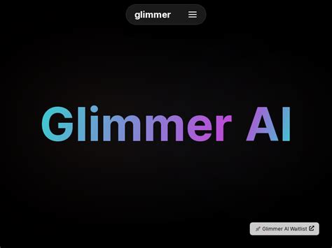 Glimmer Ai驱动的演示神器