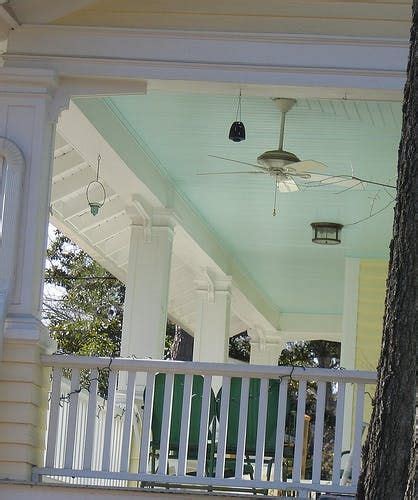 Blue Porch Ceilings Boston Blue Porch Ceiling Haint Blue Porch