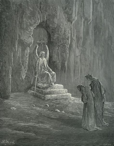 Dantes Purgatory Painting By Gustave Dore Pixels