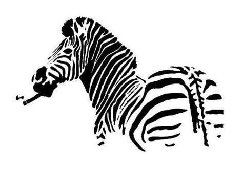 Zebra Stencil Diy Pinterest Zebras And Stencils