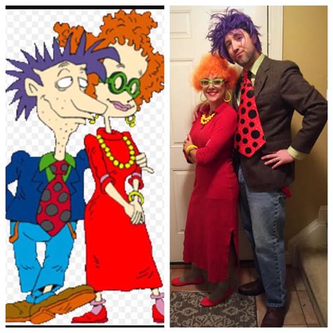 Rugrats Halloween Costume Stu And Didi Pickles Clever Halloween Costumes Cartoon Halloween