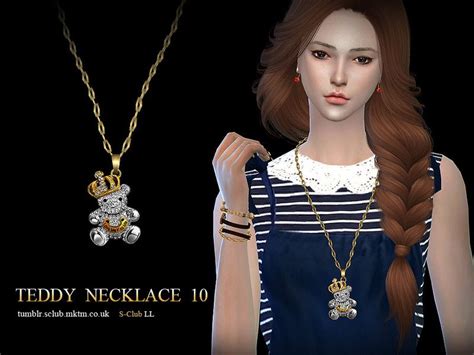 The Teddy Necklace Hope You Enjoy With Them 3 Found In Tsr Category