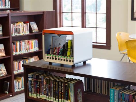 Multidock Ipad Charging Station In School Library With Images