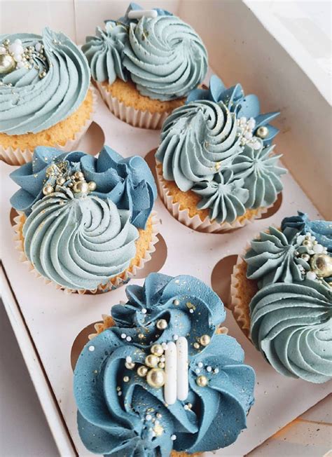 Sweet Treat Cupcake Ideas For Any Celebration Shades Of Blue Swirl