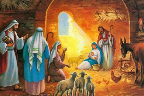 El Día de Navidad o Natividad del Señor Nacimiento de jesus Cruces
