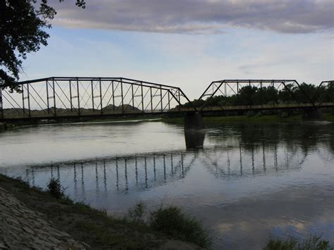 Old Fort Benton Bridge Missouri River Fort Benton Montan Flickr