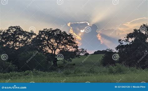 South Texas Sunset San Antonio Tx Stock Photo Image Of Dawn Grass