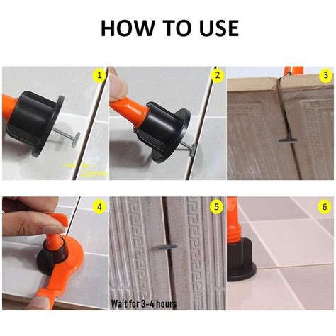 Tilepro Reusable Anti Lippage Tile Leveling System 50 Pcs Pack Ebay