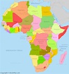 Politische Karte Afrika | Karte