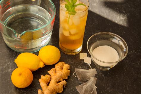 Ginger Lemon Iced Tea — Sweet By Nurture Cooking Is An Exploration