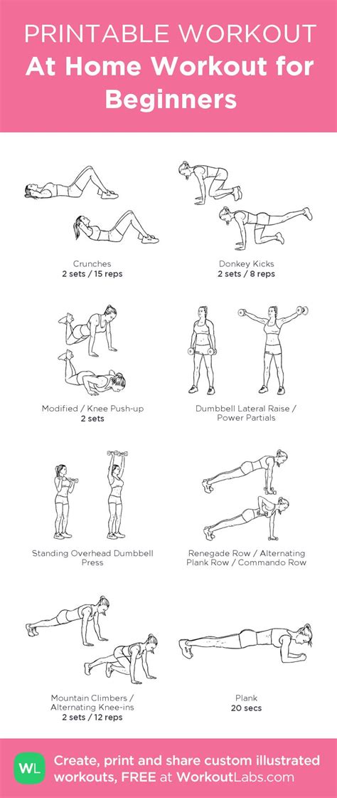 393 Best Printable Workout Sheets Images On Pinterest Exercise