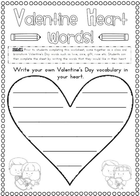 Free Printable Valentines Worksheets For Kids