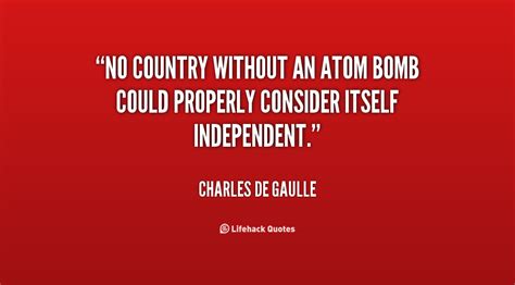 The reader has no idea if the quote is legitimate or even where it is from. Atom Bomb Quotes. QuotesGram