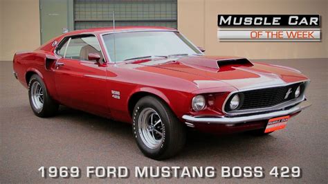 Muscle Car Of The Week Episode 123 1969 Ford Mustang Boss 429 Video