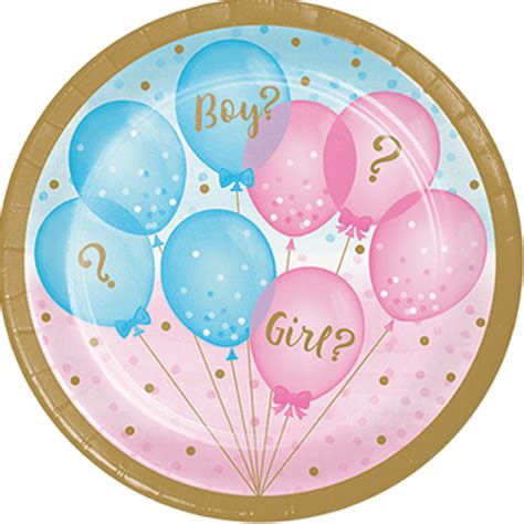 Download Gender Reveal Plates Clipartkey